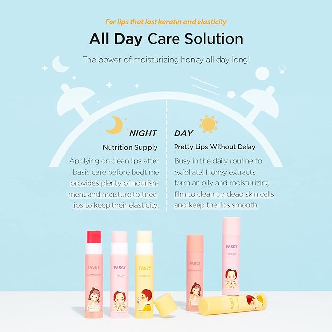 FASCY Lollipop Lip Balm Banana, Lip Balms & Moisturizers, Korean Lip Balm, Korean Lip, Korean Lip Products, Paraben Free, Moisturizing, 0.13 Oz, (Banana)-Velvo Beauty