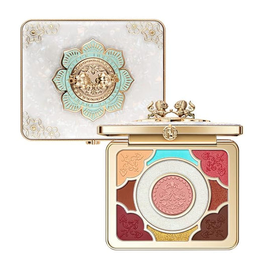zeesea [Palace Identity Tang Romance Makeup Palette (01# Trio Glaze)-Velvo Beauty