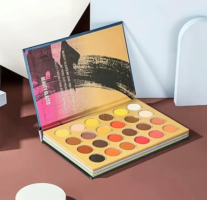 Generic Majical Book of Beauty Makeup Palette, 72 Colors, 3-Layer Folding Book, Eyeshadow Palette, Long Lasting-Velvo Beauty