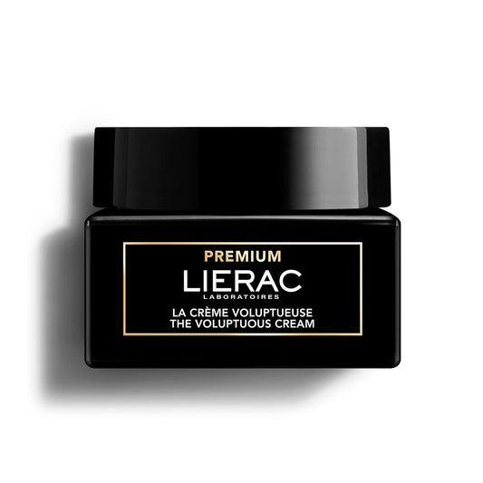 Lierac The Voluptuous Face Cream - Wrinkle-Minimizing Face Moisturizer Cream for Woman, Fine Lines, Hydrating, Corrects All the Signs of Aging with Niacinamide & Hyaluronic Acid, Sensitive Skin - 50ml-Velvo Beauty