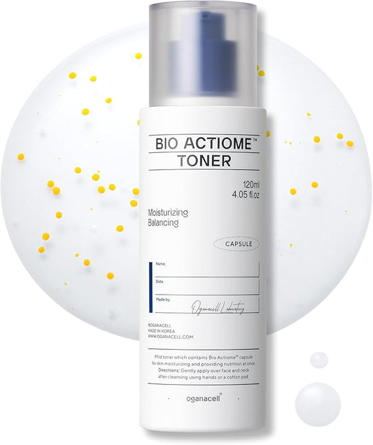 Oganacell Bio Actiome Toner with Kombucha and Probiotics | Boosts Radiance and Corrects Dark Spots | Alcohol-Free Essence for All Skin Types, Dull Complexion | 4.05 fl.oz-Velvo Beauty