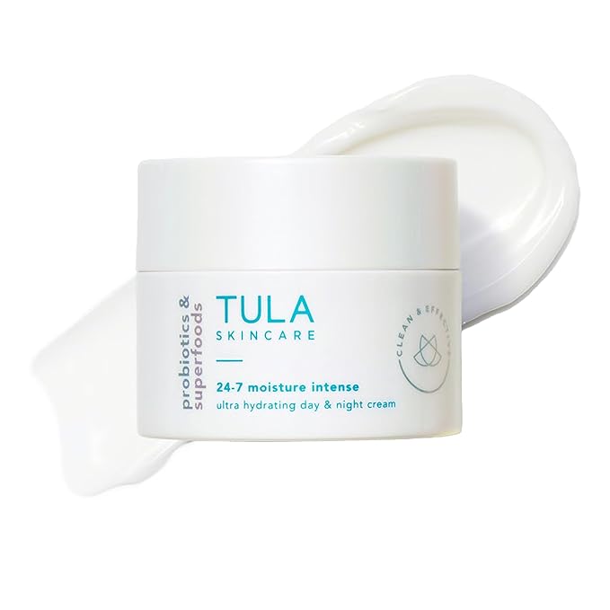 TULA Skin Care 24-7 Supersize Moisture Intense Ultra Hydrating Day & Night Cream - Ultra Nourishing Moisturizer for Face, Soothe Skin, Maintain Skin Balance & Improve Skin Smoothness, 3.31 oz.-Velvo Beauty
