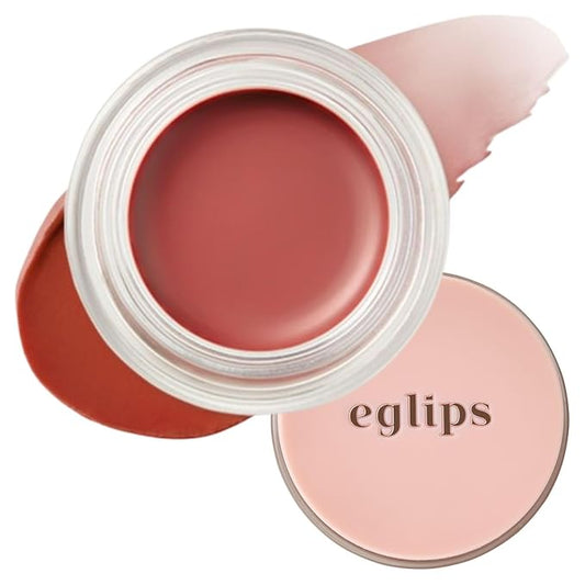 EGLIPS Lip & Cheek Glow Balm - Multi-Use Tinted Melting Balm Blush for Lips & Cheeks Builable and Blendable Texture (05 WAVY, 0.18 oz)-Velvo Beauty