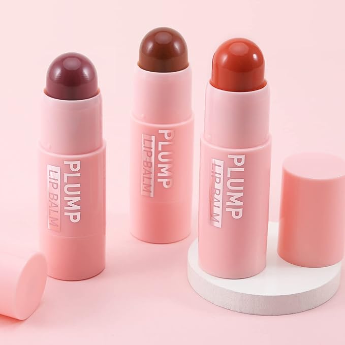 Boobeen Lip Plumping Balm,Moisturizing Lip Plumper Makeup, Long Lasting Lip Moisturizer for Lip Care, Hydrating Lip Balm for Natural Lip Color-Velvo Beauty