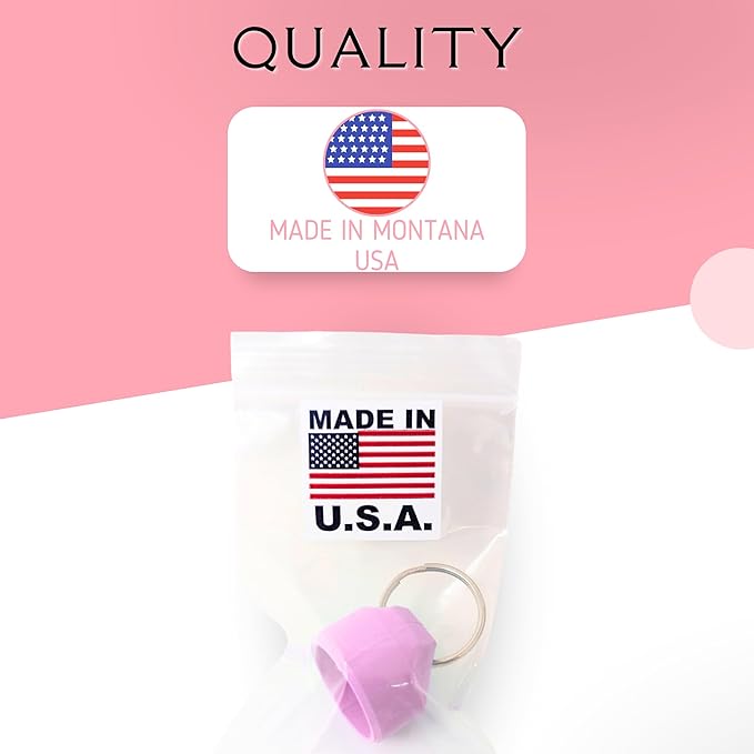 Keychain Holder EOS Lip Balm Stick (Keychain Only) - Travel Size Lip Balm Chapstick - Healing Stick - Made in USA-Velvo Beauty