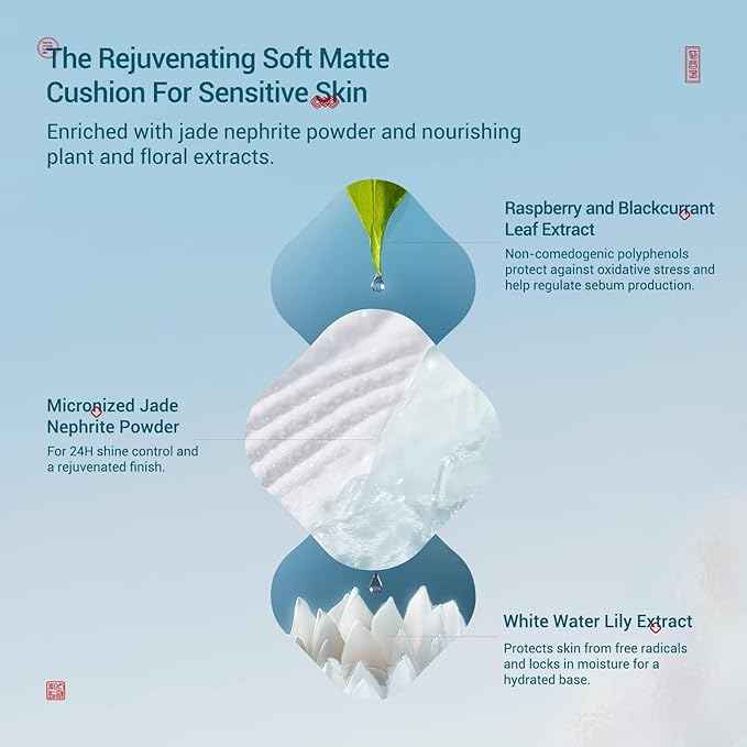 FLORASIS Flawless Jade Breathable Longwear Cushion Foundation (N25 Rippling Lotus)-Velvo Beauty