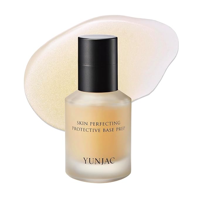 YUNJAC Base Prep (0.85 fl oz) - Grip Primer, Skin Perfecting Makeup Base for Korean Skin Prep. Silicone-Free, Serum Texture for Glowing, Flawless, and Long-Lasting Makeup-Velvo Beauty