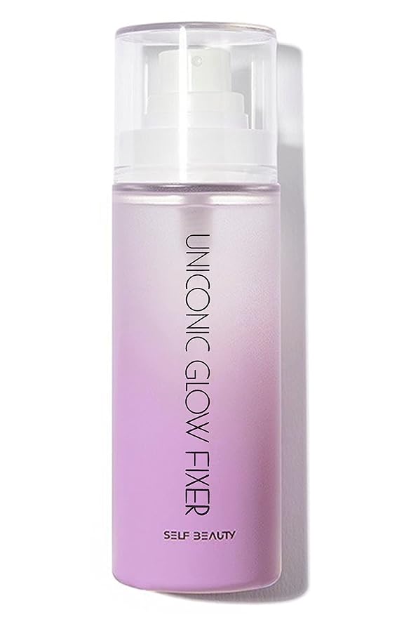 SELF BEAUTY Glow Makeup Setting Spray | Hydrating + Illuminating Makeup Setting Spray | Dewy Finish | Long-Lasting Makeup Fixing | Microfine Mist Spray | 3.38fl.oz, 100ml-Velvo Beauty