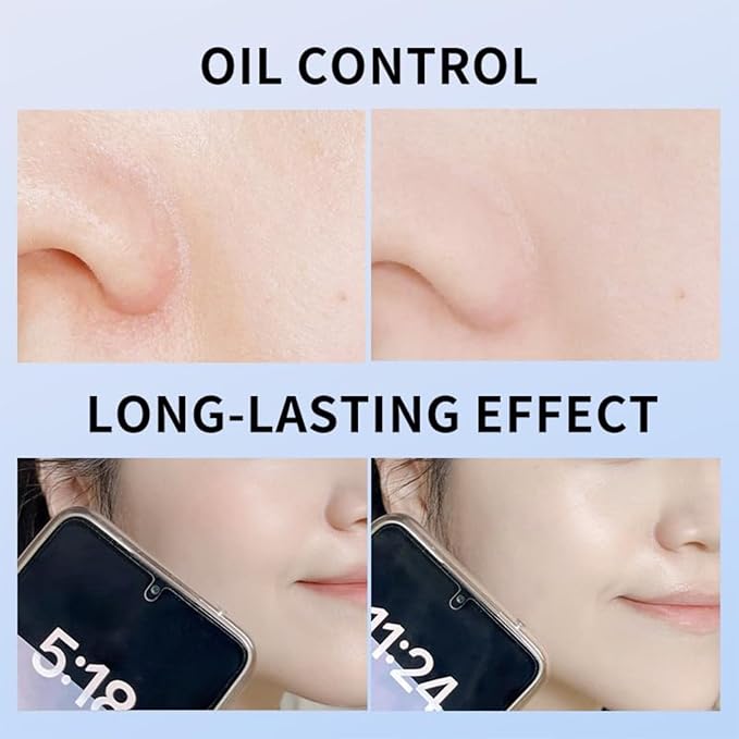 Oil Control Face Pressed Powder,Matte Smooth Setting Powder Makeup,Waterproof Long-Lasting Makeup Setting Powder,Oil Control Flawless Finish,Lightweight,Residue-Free (03 DARK COMPLEXION)-Velvo Beauty