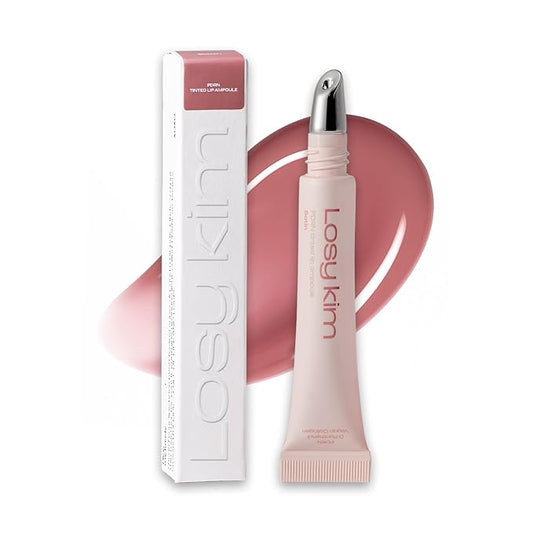 PDRN Tinted Lip Serum – High Gloss Ultra Hydrating Natural Glow, Non-Sticky Volumizing Color Glaze with Long-Lasting Shine, Nourishing Moisturizing Repair for Chapped Lips (0.34 oz)-Velvo Beauty