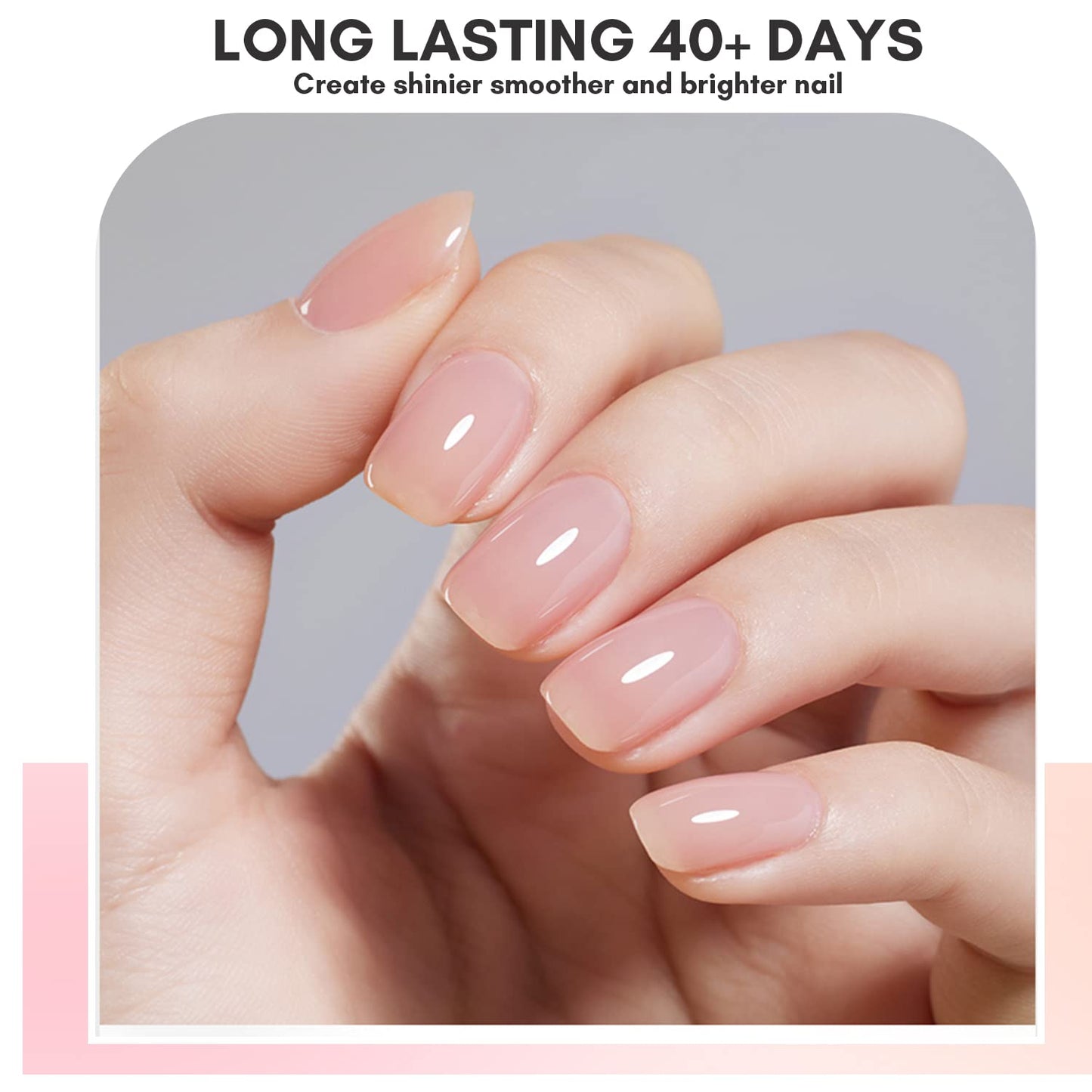 Makartt Nail Strengthener Gel Base & Top Coat Kit, 3Pcs 8ML, Long-Lasting Base & No Wipe Top Coat for Damaged Thin Nails, UV/LED Lamp Required, Promotes Nail Growth-Velvo Beauty