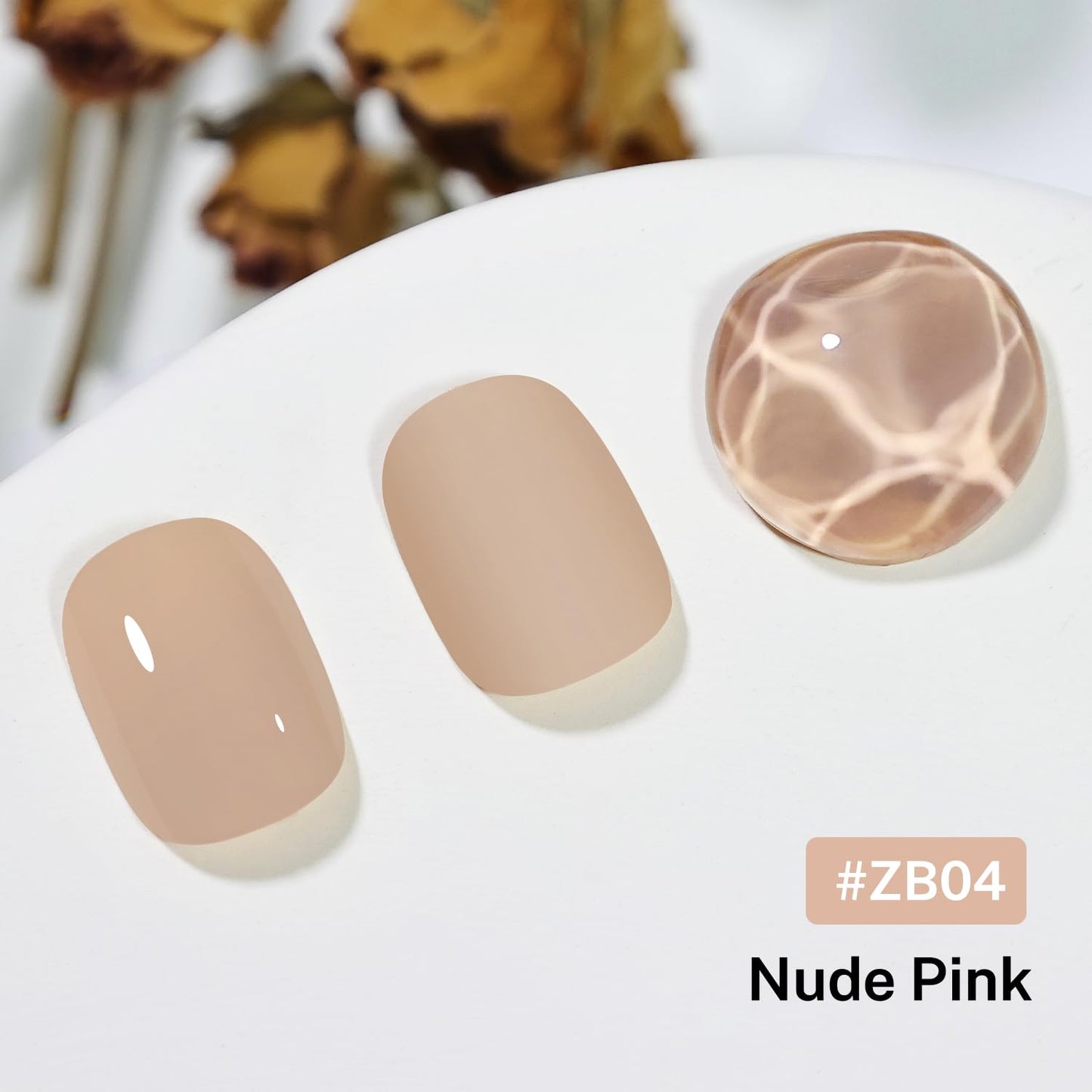 16.5ml Nude Pink Nail Polish Large Volume Quick Drying Light Pink Nail Polish, Fast Drying and Long Lasting Color Nail Art DIY Home Manicure Gift for Women-Velvo Beauty