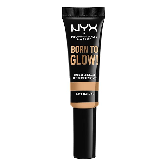 NYX PROFESSIONAL MAKEUP Born To Glow Radiant Concealer, Medium Coverage - True Beige-Velvo Beauty