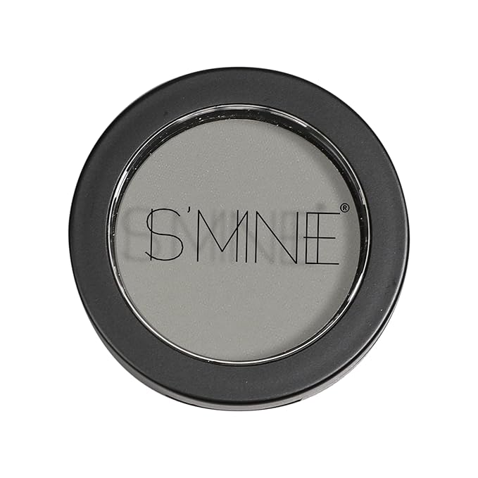 ISMINE Single Eyeshadow Powder Palette Matte Grey, High Pigment, Longwear Single Grey Eye Makeup for Day & Night (#03)-Velvo Beauty