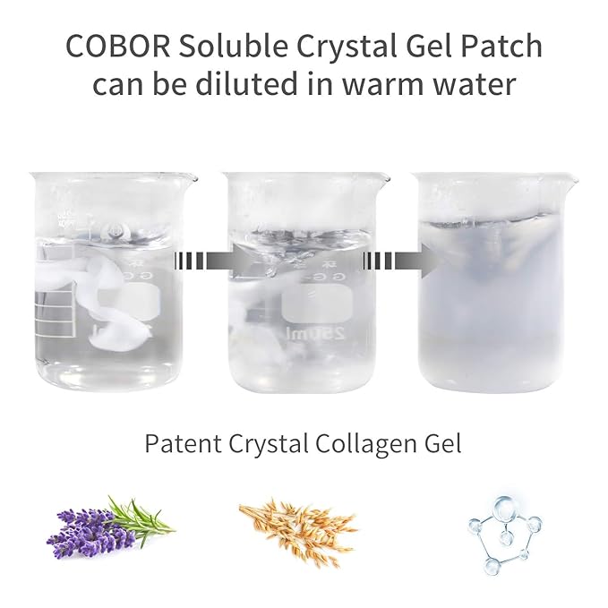 Hydro Collagen Eye Mask Crystal Eye Patches Anti-Aging Under eye Pads Natural Eye Treatment for Wrinkles Dark Circles Bags Moisturize Puff Eye Spa-16 Pairs-Velvo Beauty