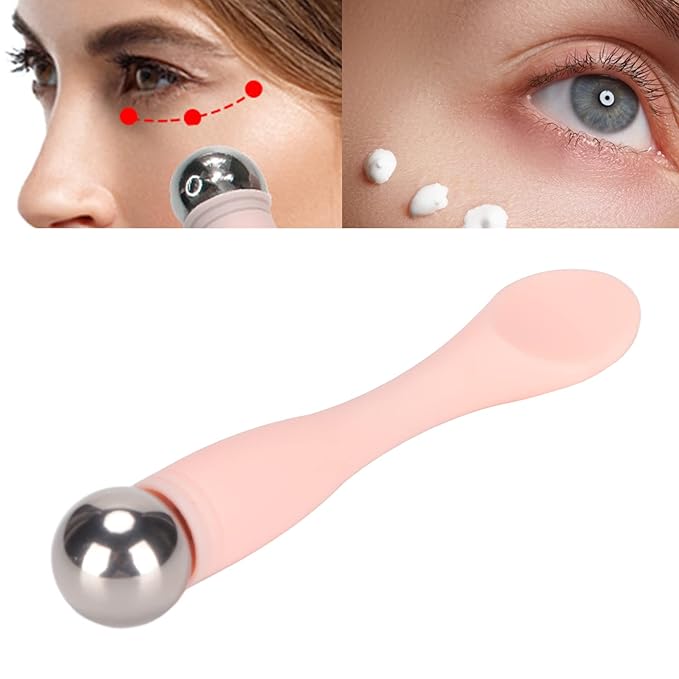 Eye Cream Massage Sticks, ye Cream Applicator Eye Anti Wrinkle Eye Fatigue Relief Massage Stick for Facia Treatments and Masks Cream Scoop Cosmetic Tool-Velvo Beauty