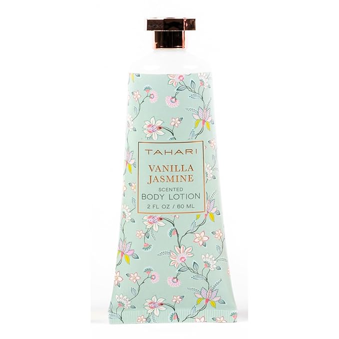 Tahari Spa Gift Set for Women, Vanilla Jasmine Spa Set, Bath Kit for Women Gift Set Includes Body Lotion, Body Wash, Body Scrub, Lotion Gift Set for Women, Birthday Gifts For Women - (Floral)-Velvo Beauty