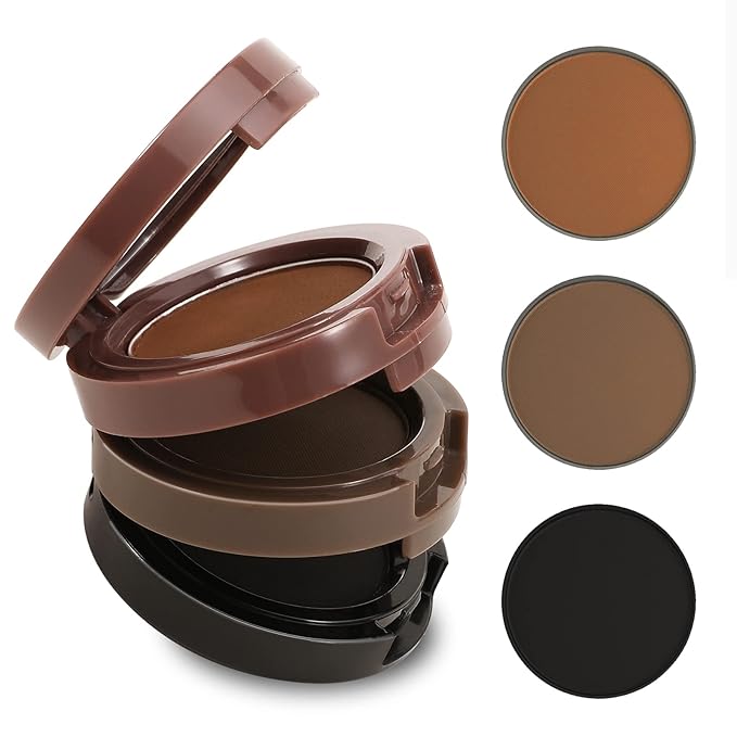 Boobeen 3 Color Eyebrow Powder Palette, Waterproof Eyebrow Makeup, Brow Definer to Shape Perfect Brow-Velvo Beauty