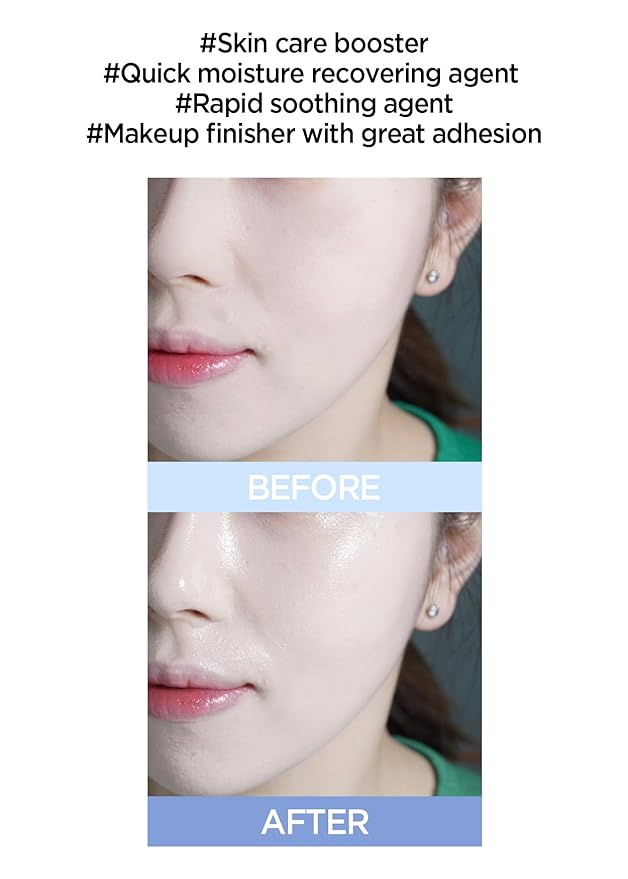 JUNG SAEM MOOL Essential Mool Micro Fitting Face Mist 1.86 Fl Oz, Ultra-Fine Hydrating Makeup Setting Spray with Thermal Spring Water, Long-Lasting Fixing Power Dewy Glow Primer, Korean Face Mist-Velvo Beauty