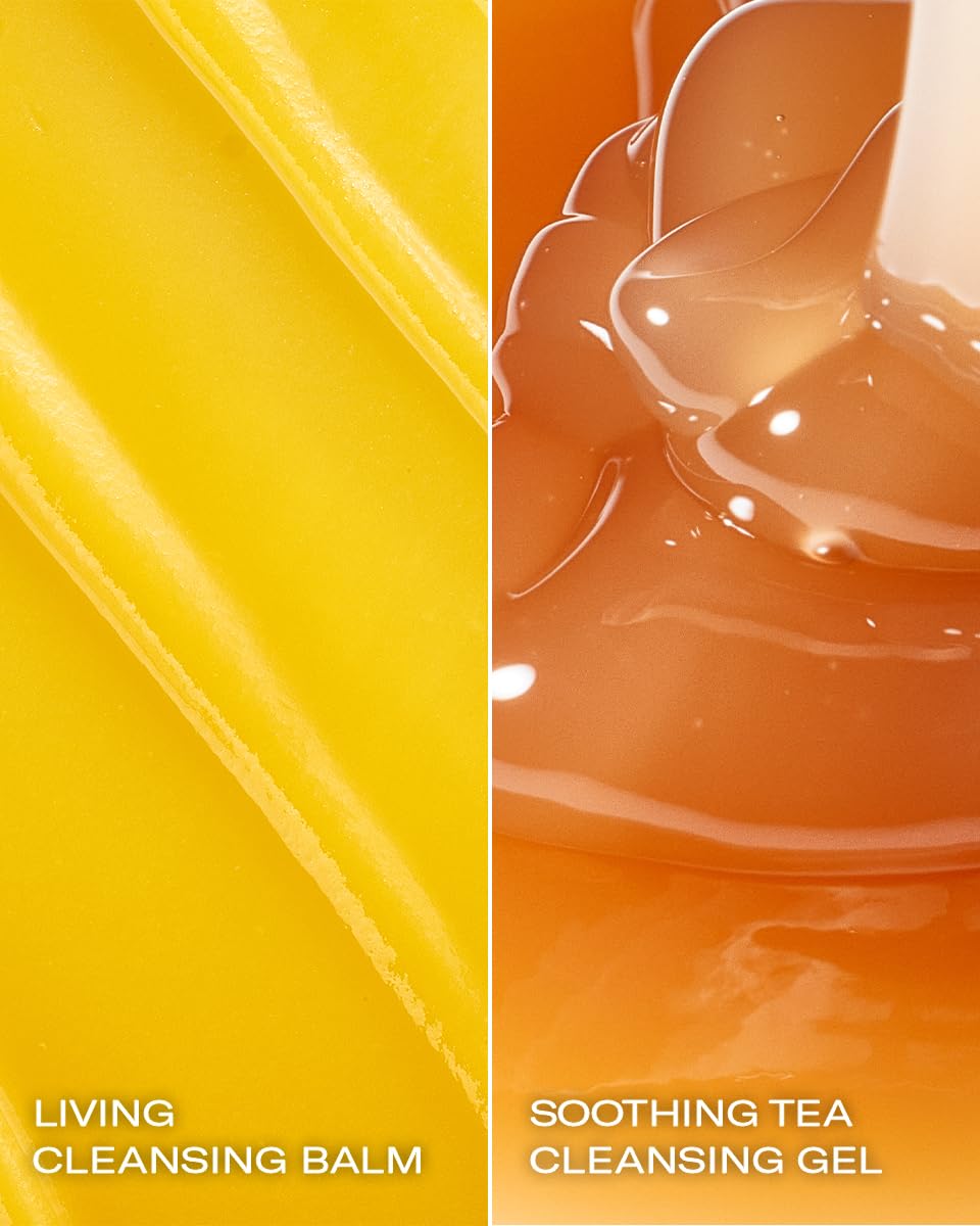 Then I Met You The Cleansing Duo Set with Living Balm Oil Cleanser & Soothing Tea Cleansing Gel Water Cleanser-Velvo Beauty