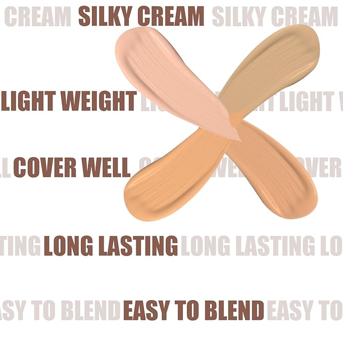 Color Correcting Concealer Cream Full Coverage Flawless Face Contour Palette Professional Makeup, Light to Medium-Velvo Beauty