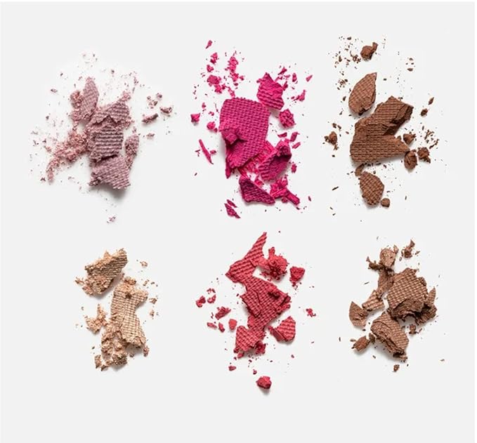 Bissú 6 colors Makeup Palette (4grms each color) includes 2 highlighters, 2 Bronzers, 2 Blushes (La Chida)-Velvo Beauty