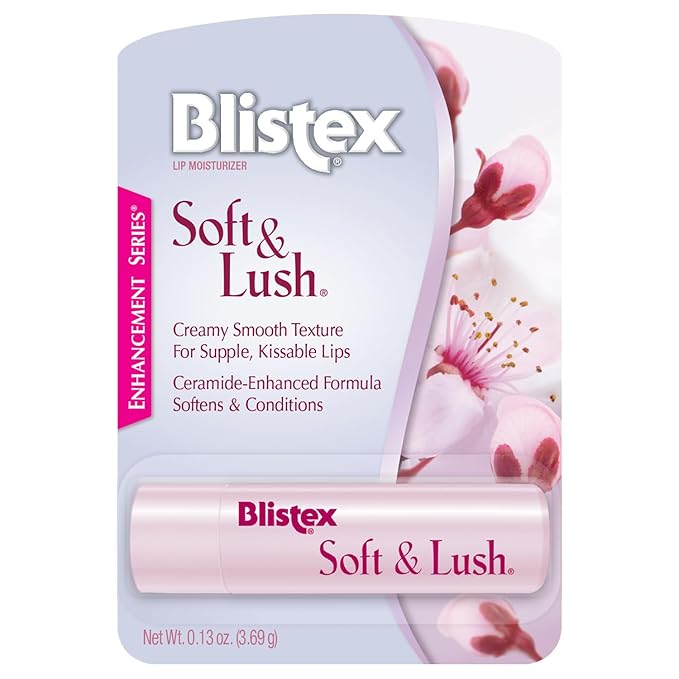 Blistex Soft & Lush Lip Protectant, 0.13 Ounce Tube – Softens & Conditions, Creamy Smooth Texture, Hydrating Lip Balm, Daily Lip Hydration,-Velvo Beauty