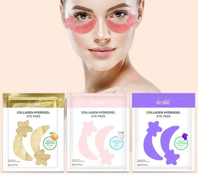 Under Eye Patches (30pcs) - Rose, Gold, hydro-gel Under Eye Mask Amino Acid & Collagen, Under Eye Mask for Face, Dark Circles and Puffiness, Beauty & Personal Care-Velvo Beauty