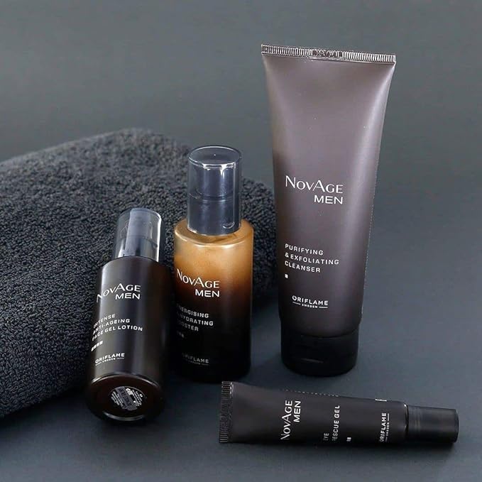 Nov Age Men Anti-Aging Skin Care Set for Ultimate Skin Full Of Set Skin Treatment by Sweden NOVAGE-Velvo Beauty