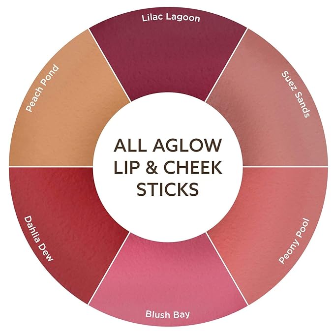 BURTS BEES Peach Pond All Aglow Lip & Cheek Stick, 0.32 OZ-Velvo Beauty