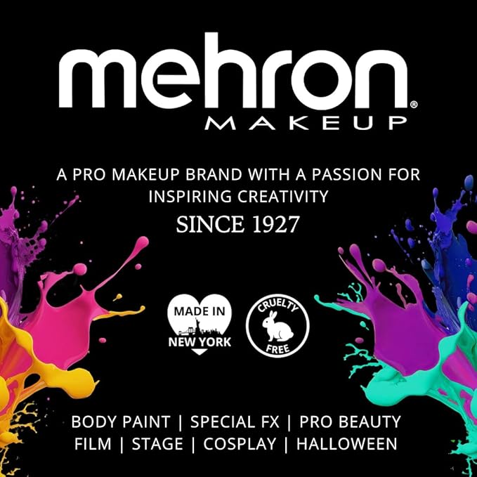 Mehron Makeup Paradise Makeup AQ Refill Size | Stage & Screen, Face & Body Painting, Beauty, Cosplay, Halloween | Water Activated Face Paint, Body Paint, Cosplay Makeup .25 oz (7 ml) (WILD ORCHID)-Velvo Beauty