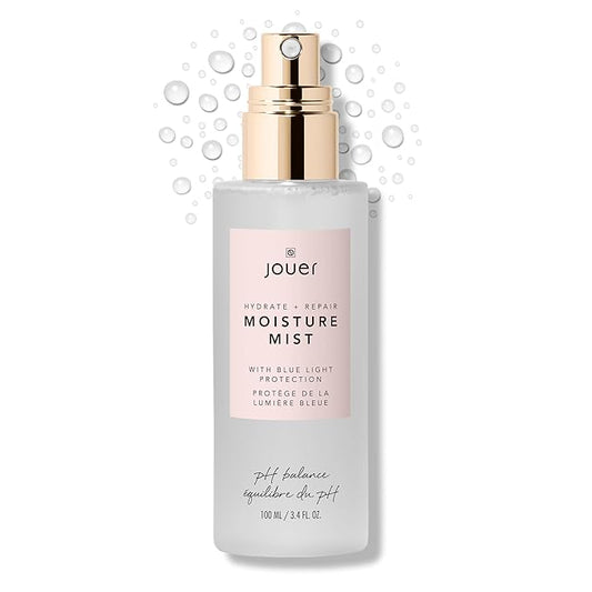 Jouer Hydrate & Repair Moisture Mist with Blue Light Protection, 100ml - Face Spray Mist Hydrating - Makeup Refreshing Mist - Vegan Friendly - Paraben, Gluten, Cruelty & Talc Free-Velvo Beauty