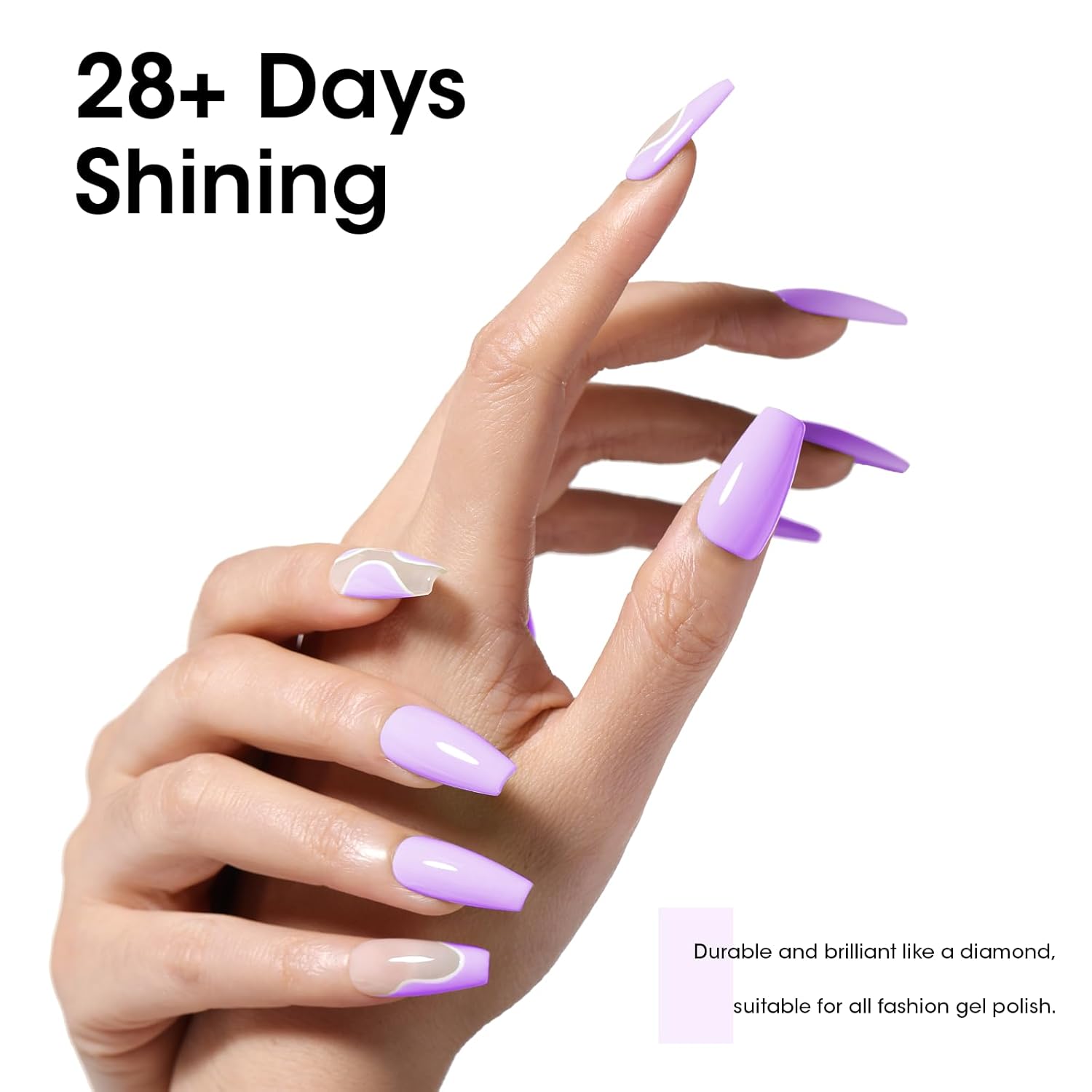 GELLEN Gel Top Coat and Base Coat 2 Pcs 18ml Superior Base Coat Top Coat Set No Wipe Soak Off Ultra Glossy Top Coat Gel Nail Polish UV LED Clear Nail Polish Long Lasting for 28+ Days-Velvo Beauty