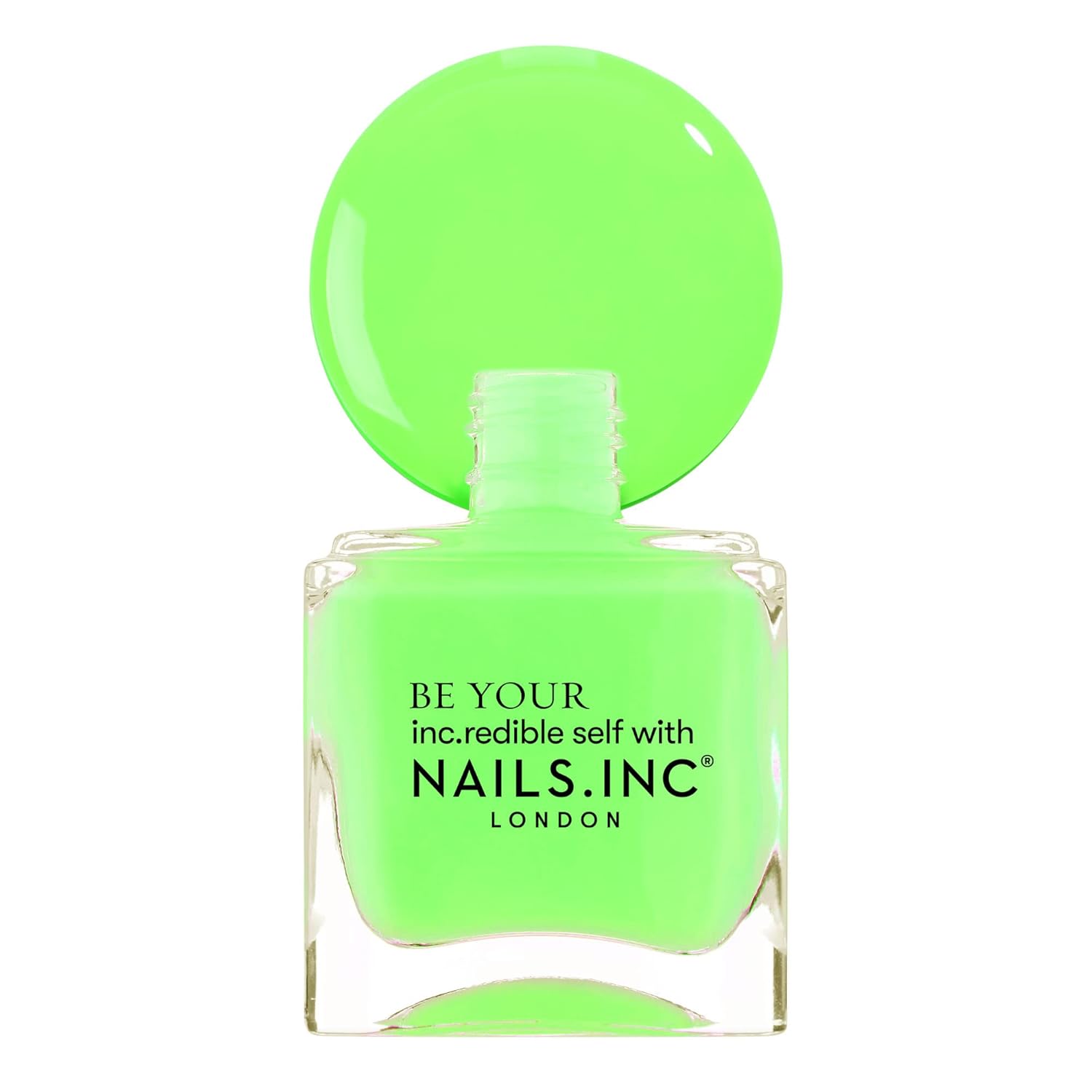 Nails Inc Neon Lite Nail Polish Quad, Neon Glow Enhancing Shades, Fast Drying, Long Lasting, Chip Resistant, Air Dry Manicure,Vegan, Cruelty Free, 4 Piece Set-Velvo Beauty