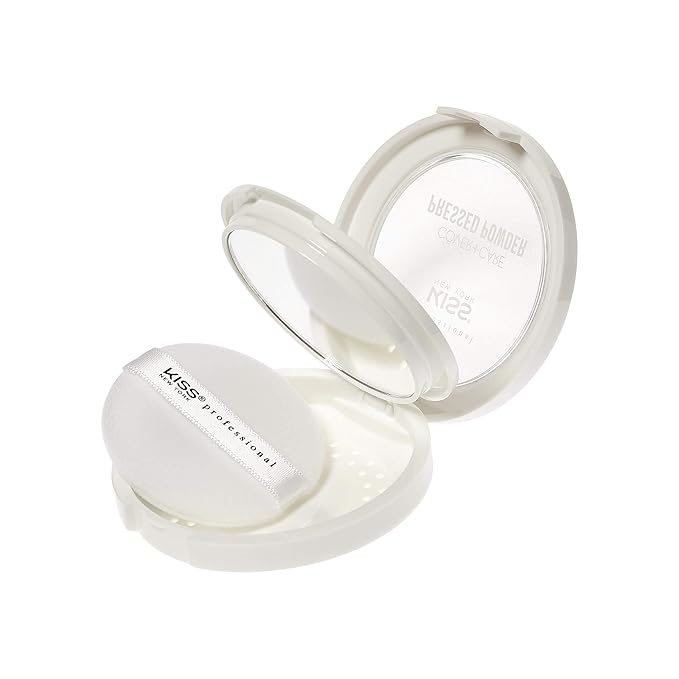 KISS Cover and Care Acne Control Pressed Powder Shine Free Face Light Weight Makeup Setting Powder - APP325 (Toffee)-Velvo Beauty