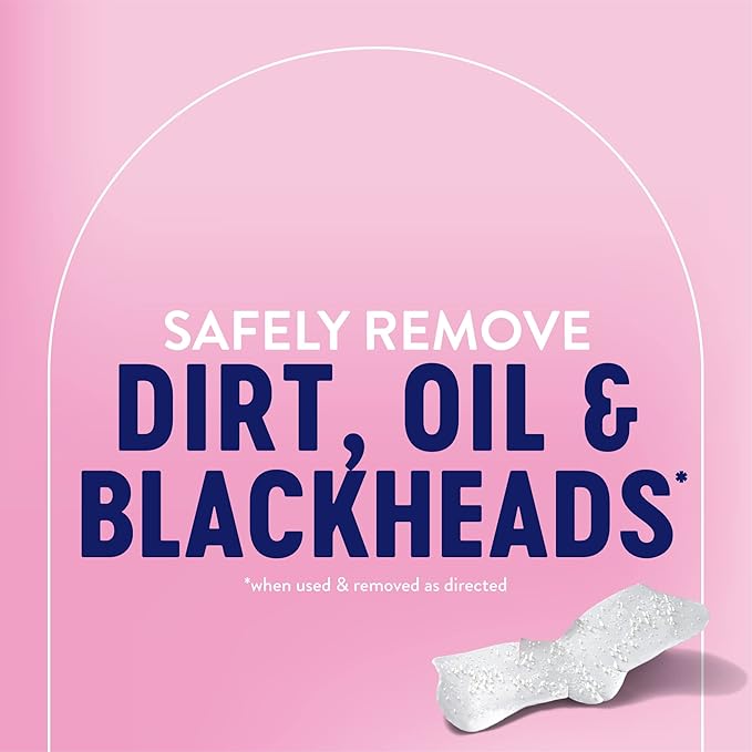 Bioré Nose+Face Blackhead Remover Strips, Deep Cleansing Strips for Nose, Chin, or Forehead, Instant Blackhead Removal and Pore Unclogging, Oil-free, Non-Comedogenic Use, Value Size 24 Count-Velvo Beauty