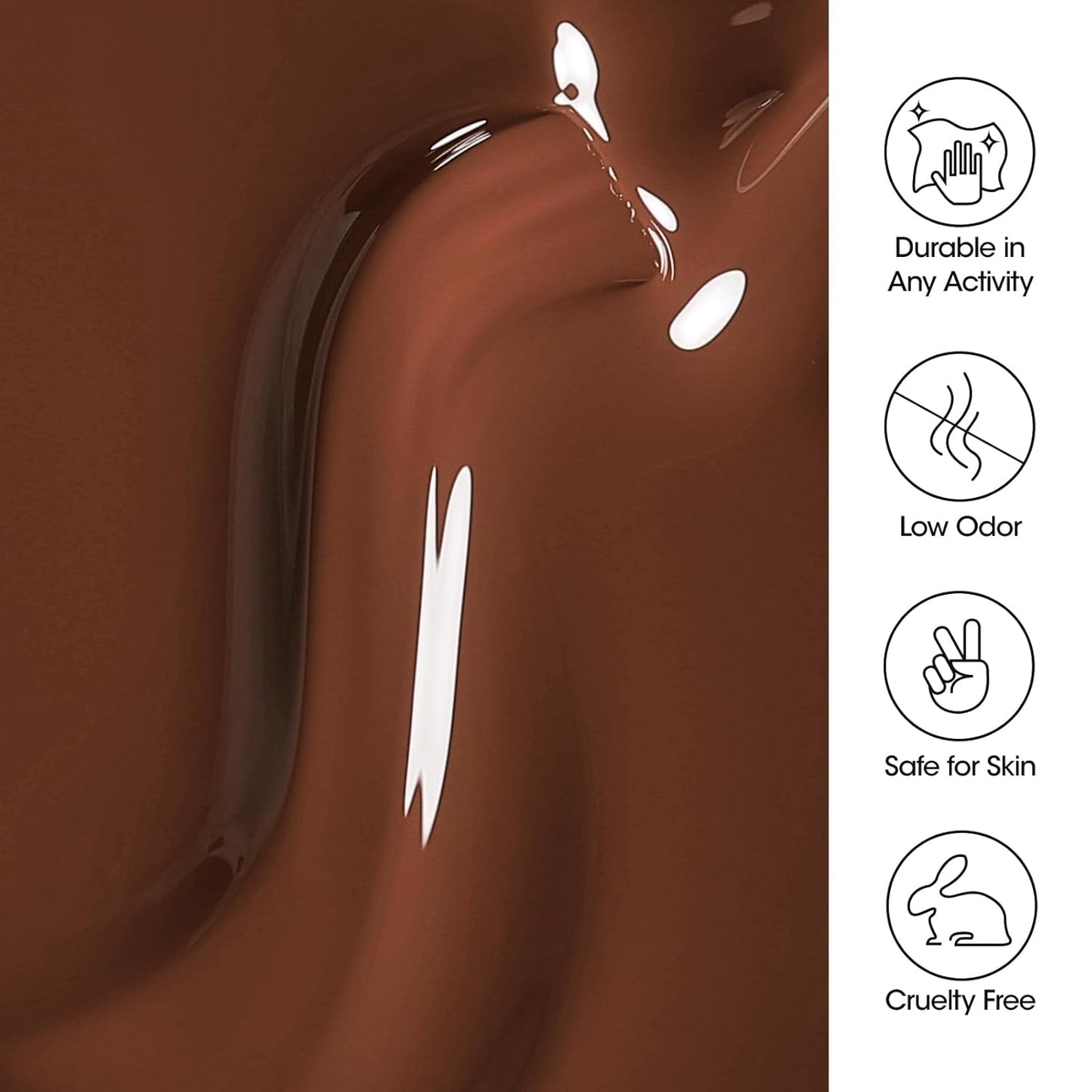 Gellen Brown Gel Nail Polish 18 ML Dark Brown Gel Polish Chocolate Coffee Nail Polish Gel Fall Winter Soak Off U V LED Nail Lamp Gel Polish for French Nails Home Salon DIY Manicure, 0.61 Fl Oz-Velvo Beauty