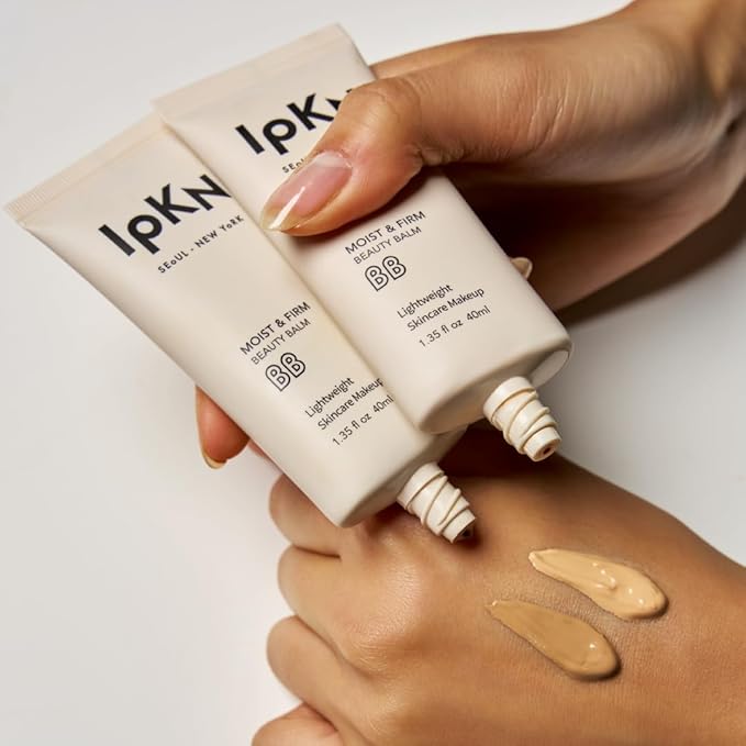IPKN Moist & Firm BB Cream - Ultra-Hydrating Daily BB Cream with or without SPF40 - Lightweight, Non-Greasy Face Base with Antioxidants for Smooth, Radiant Skin-Velvo Beauty