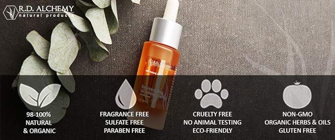 RD Alchemy - Natural & Organic Eye Cream Complex - Best Eye Cream for Dark Circles, Wrinkles, & Eye Bags. Anti Aging Retinol & Peptides Lighten Dark Circles & Smooth Fine Lines & Crow's Feet-Velvo Beauty