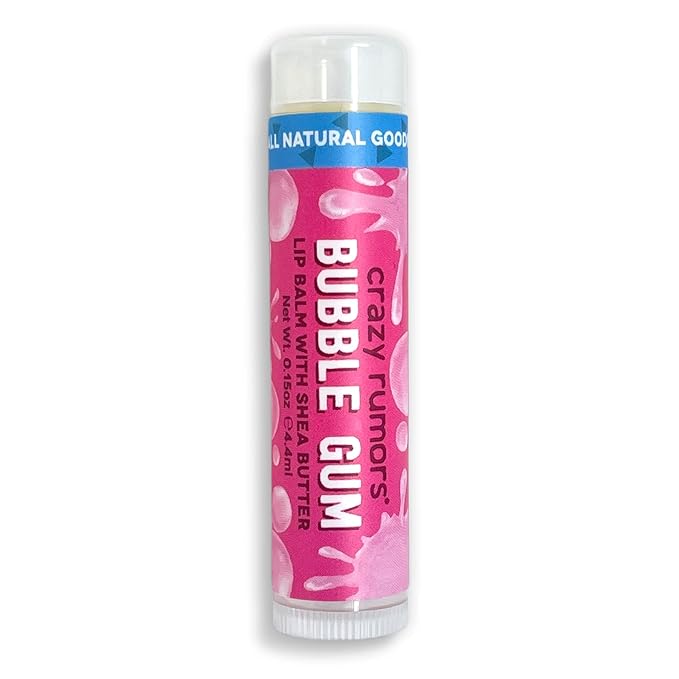 Lip Balm Bubble Gum .15oz (single item) by Crazy Rumors-Velvo Beauty