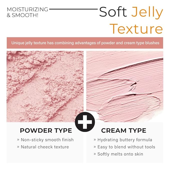 A'PIEU Juicy-Pang Jelly Blusher [CR01] (0.17 oz) - Soft Touch Cheek Color with Creamy Powdery Texture for Natural Dewy-Finish, No Fall-Out.-Velvo Beauty