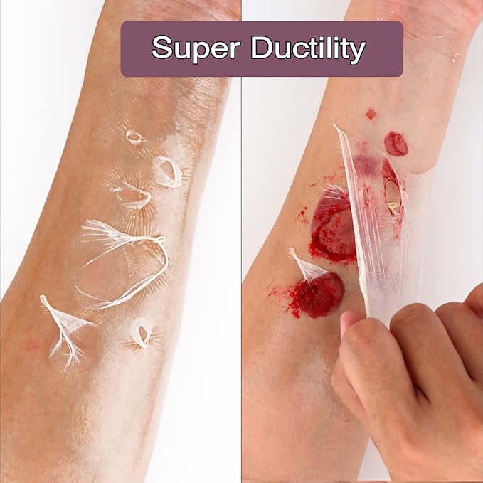 Depvision Liquid Latex 3 Colors Set White Fresh Clear Color For Special Effects Wound Waterproof Professional Makeup Artist Skin Illustrator SFX Monster Zombie (60ml * 3 color)-Velvo Beauty