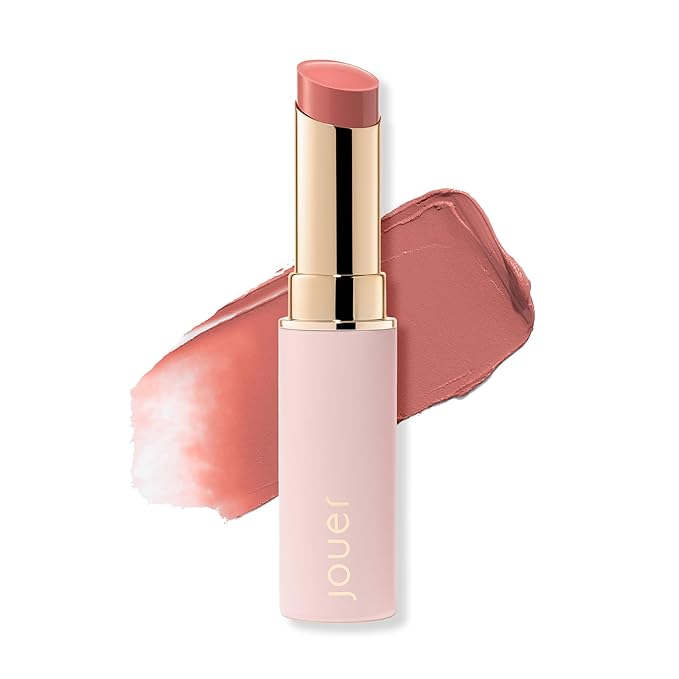 Jouer Balm Bouche Demi-Matte Lip-Féminité - Tinted Lip Balm - Hydrating Lip Tint Long Lasting - Matte Lip Color - Jojoba Seed Oil and Shea Butter Formula-Velvo Beauty