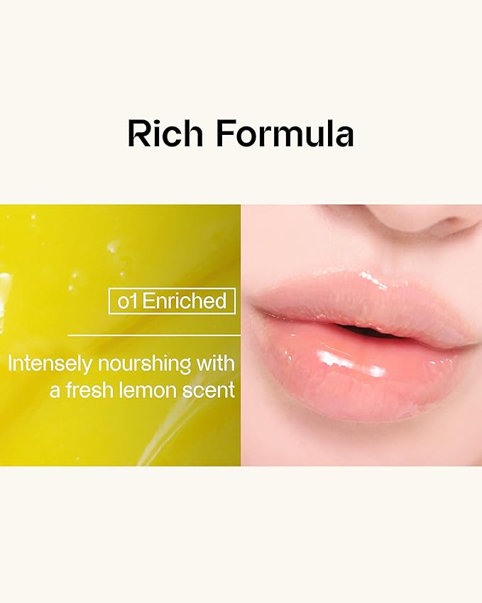 Vitamin Ampoule Lipcerin (01 Enriched, 0.5fl oz) - Moisturizing & Nourishing Lip Gloss Balm, Overnight Korean Skin Care Sleeping Mask. Vitamin C, Vegan.-Velvo Beauty