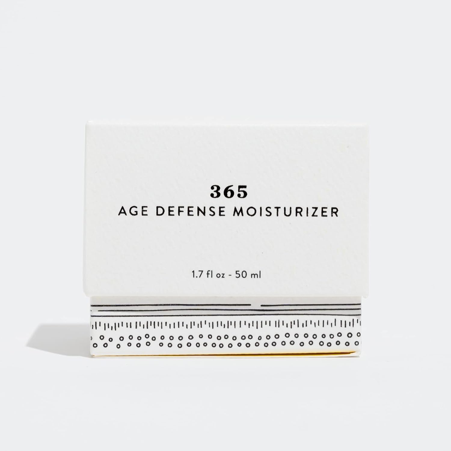 365 Age Defense Anti-Aging Anti-Pollution Moisturizer with Patented Marine Algae Extract + Hyaluronic Acid + Niacinamide | Free of Fragrances, Parabens, Oil, Dyes and Gluten | 1.7 Fl oz-Velvo Beauty