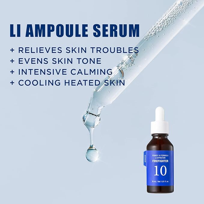 It'S SKIN LI Calming Skincare Set - Soothing Toner Pads, Ampoule Serum, Moisture Cream – Redness & Acne Relief with Licorice Extract & Guaiazulene – for Clear Skin-Velvo Beauty