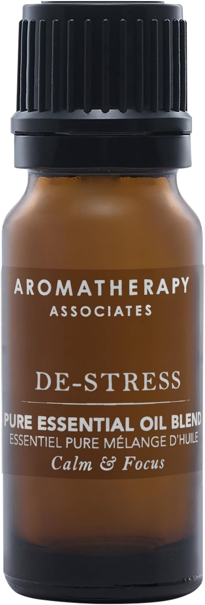 Aromatherapy Associates De-Stress Pure Essential Oil Blend. Premium Undiluted Blend to Clear The Mind. Hand-Crafted with Frankincense, Chamomile and Petitgrain (0.33 fl oz)-Velvo Beauty