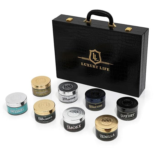LUXURY LIFE BUTTER - Scented, Luxurious Body Butter With All-Natural Hyaluronic Acid For Soft, Hydrated Skin - For Men & Women - Suitable For All Skin Types - Luxury Life Trunk Collection 240 oz.-Velvo Beauty