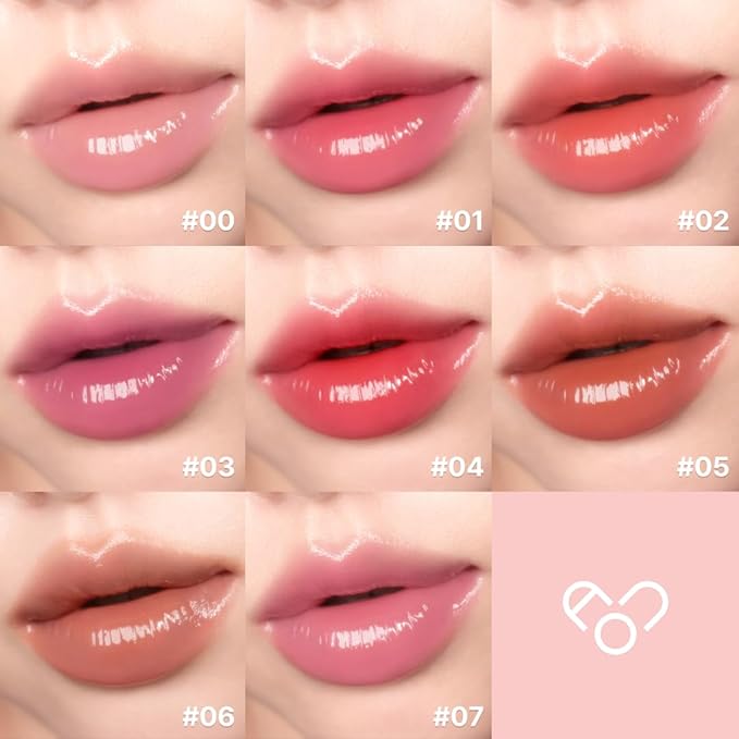 AOU GLOWY TINT BALM Tinted Lip Balm with Natural Gloss Instant Hydration for Chapped Lips 0.12Oz (06 Peanut Balm)-Velvo Beauty