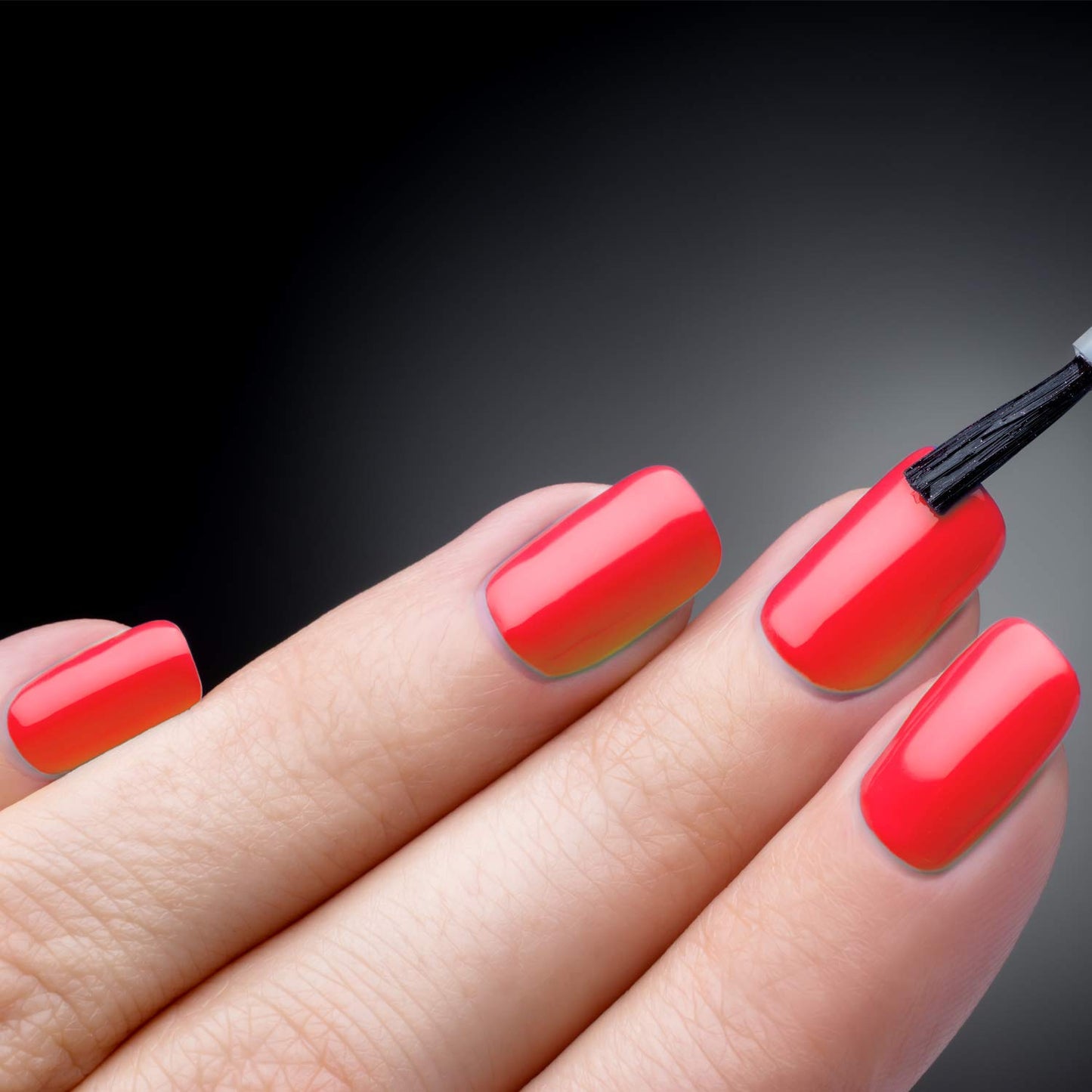 Karma Organic Nail Polish - Quick Dry Nail Lacquer, Non-Toxic, Vegan, and Cruelty-Free Nail Paint Art for Adults & Kids - (Lucy Red, 0.43 fl oz.)-Velvo Beauty